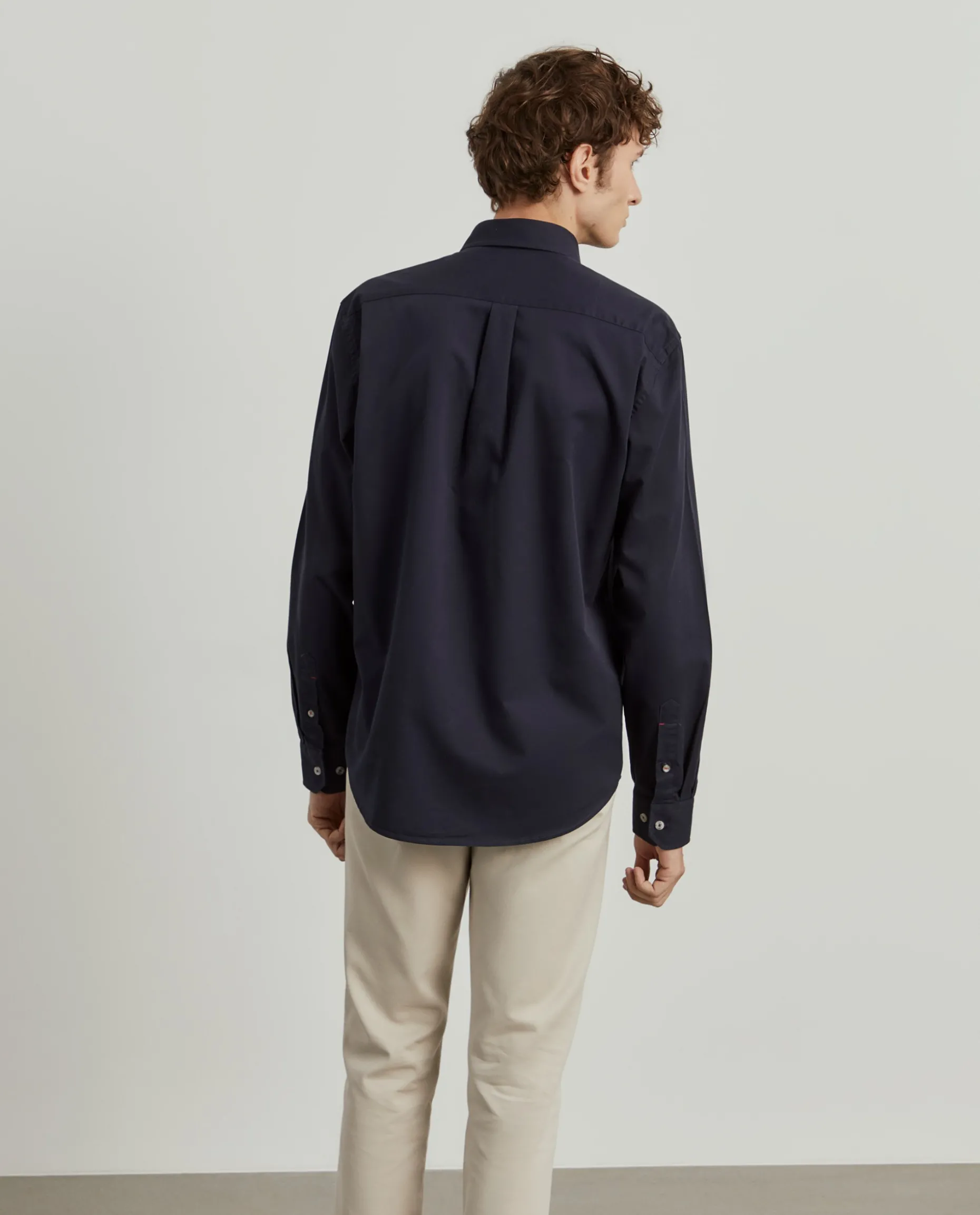 Camisa regular fit de algodão