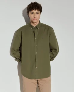 Camisa regular fit de algodão