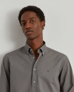 Camisa regular fit de algodão