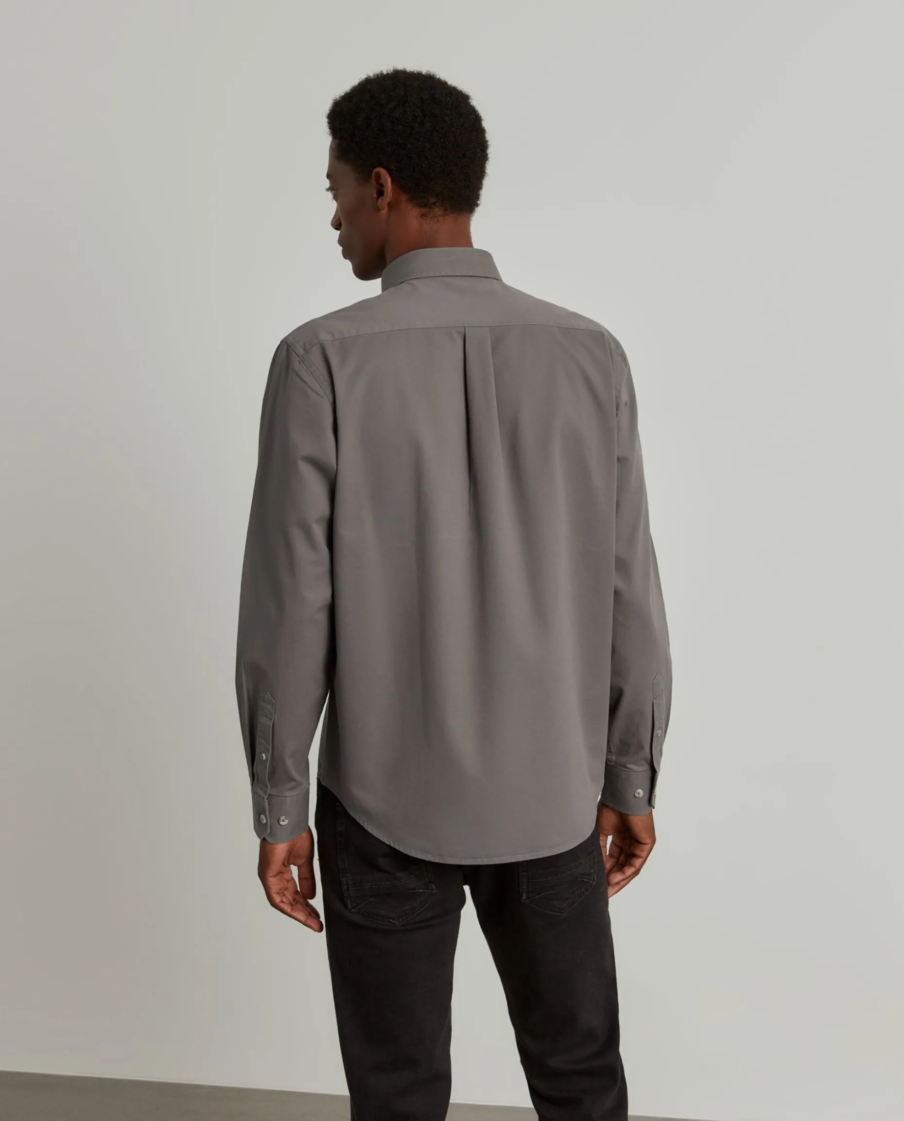 Camisa regular fit de algodão