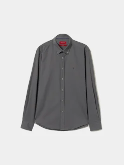 Camisa regular fit de algodão