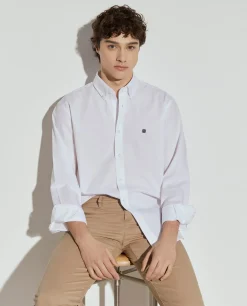 Camisa regular fit de algodão