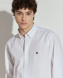 Camisa regular fit de algodão