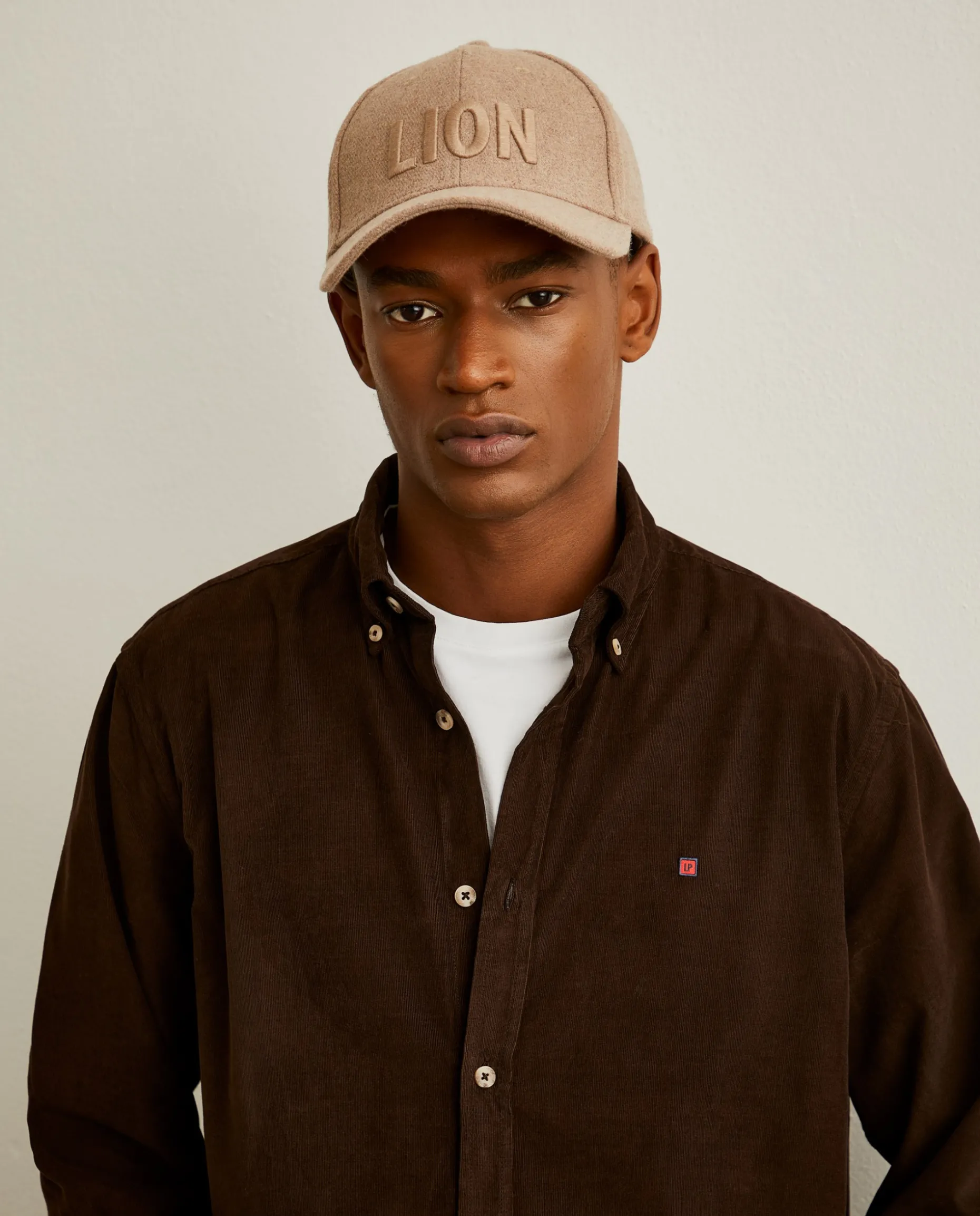 Camisa regular fit de bombazine