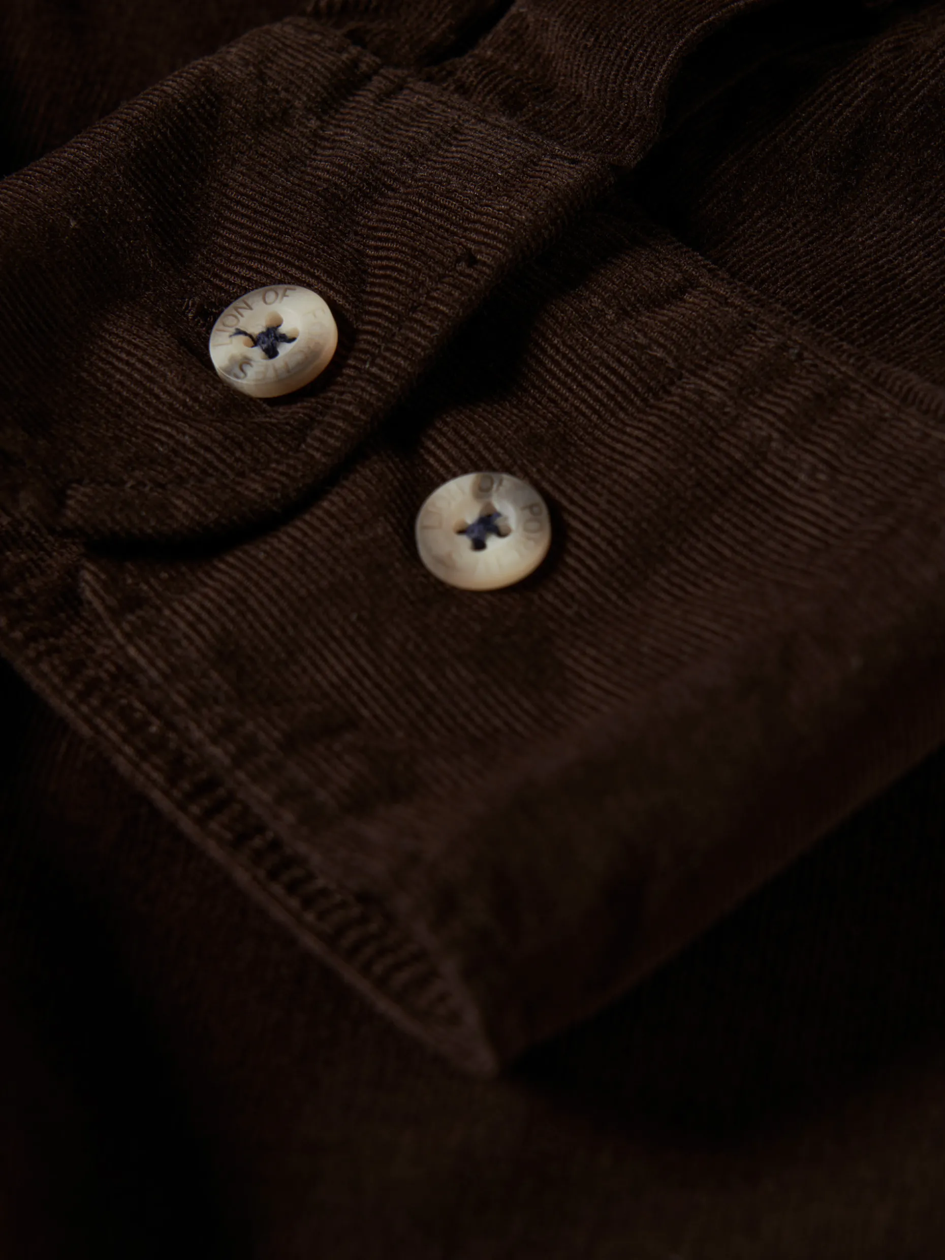 Camisa regular fit de bombazine