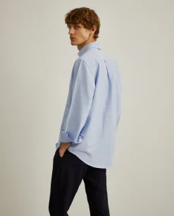 Camisa regular fit em algodão