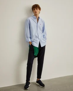 Camisa regular fit em algodão