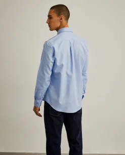 Camisa regular fit em tecido oxford