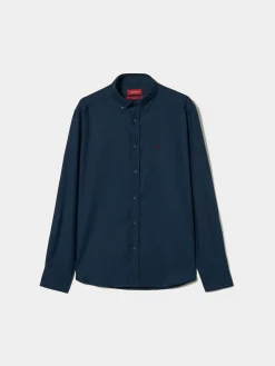 Camisa regular fit flanela