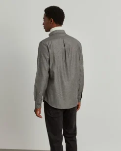 Camisa regular fit flanela