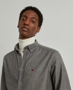 Camisa regular fit flanela