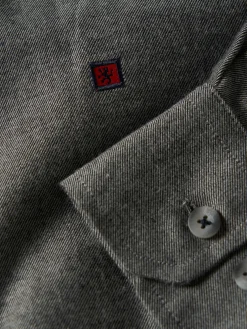 Camisa regular fit flanela