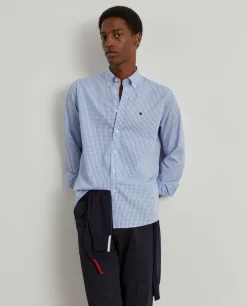 Camisa regular fit quadrados