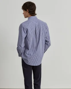 Camisa regular fit quadrados