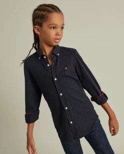 Camisa slim fit com leões