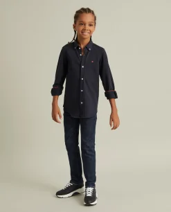 Camisa slim fit com leões