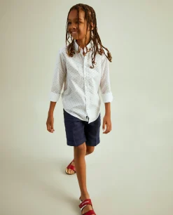 Camisa slim fit com leões