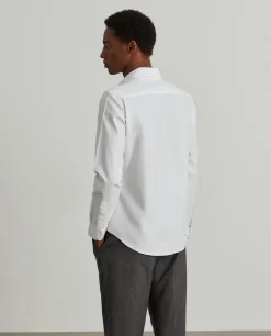 Camisa slim fit de algodão