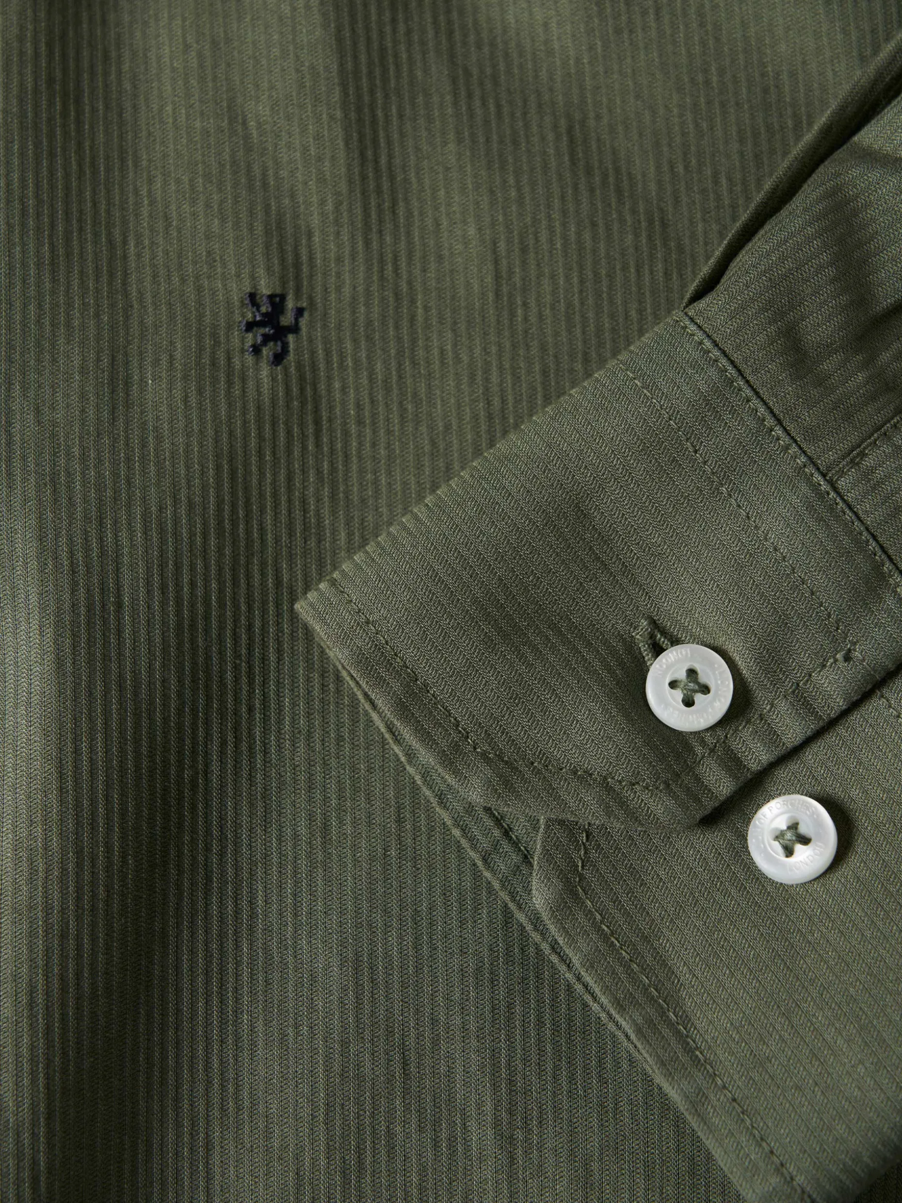 Camisa slim fit de algodão