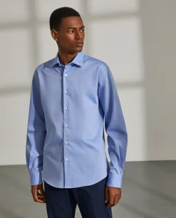 Camisa slim fit de algodão