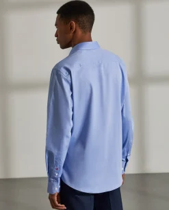 Camisa slim fit de algodão