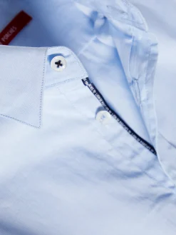 Camisa slim fit de popelina