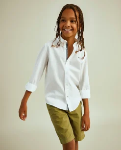 Camisa slim fit de popelina