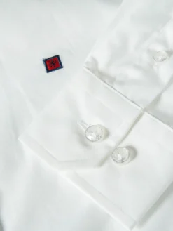 Camisa slim fit em popelina