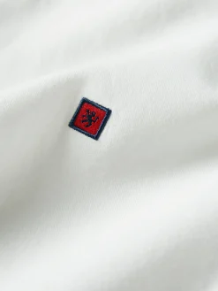 Camisa slim fit em sarja