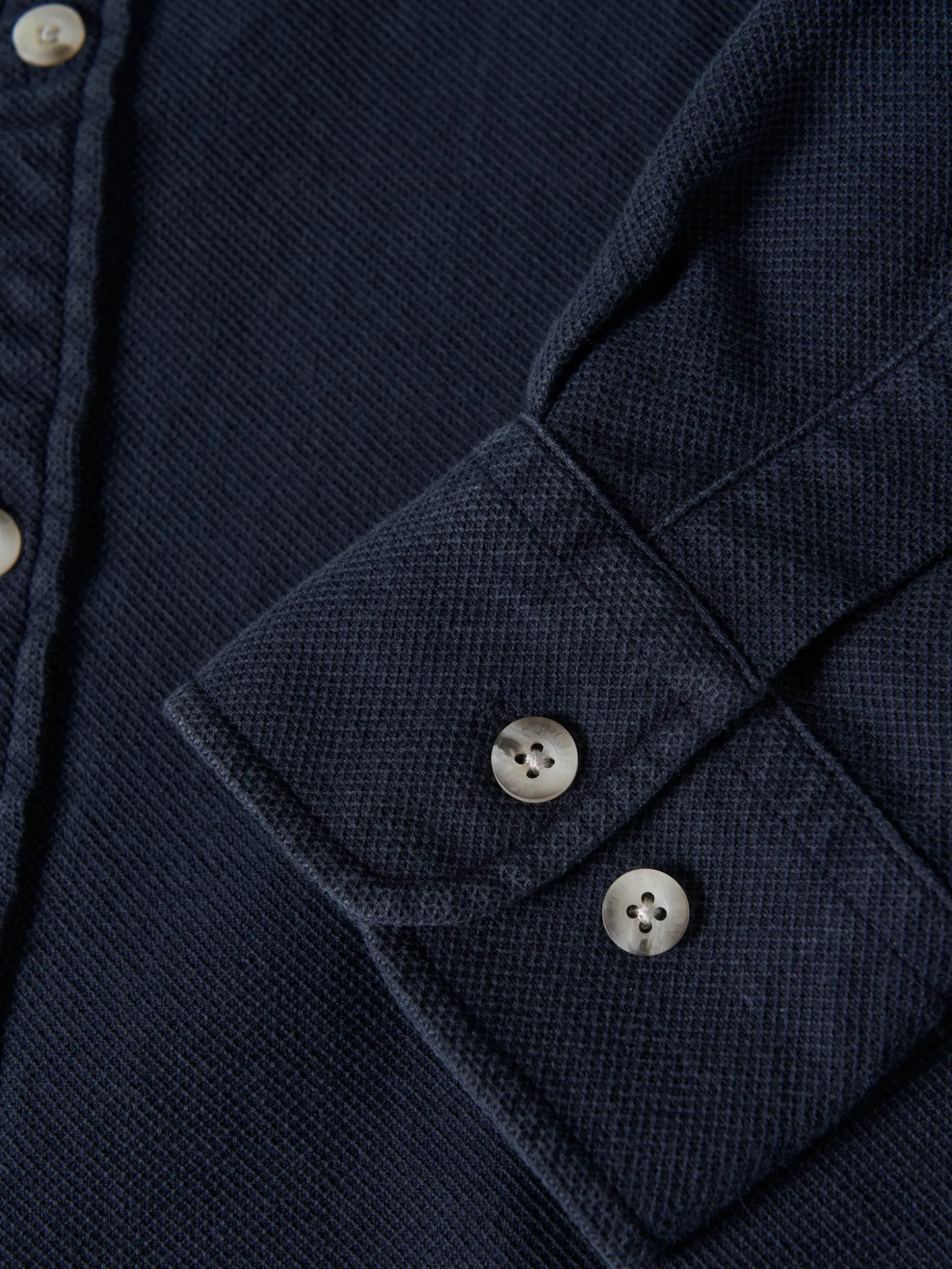 Camisa slim fit garment dye