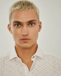 Camisa slim fit padrão leões