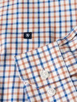 Camisa slim fit quadrados