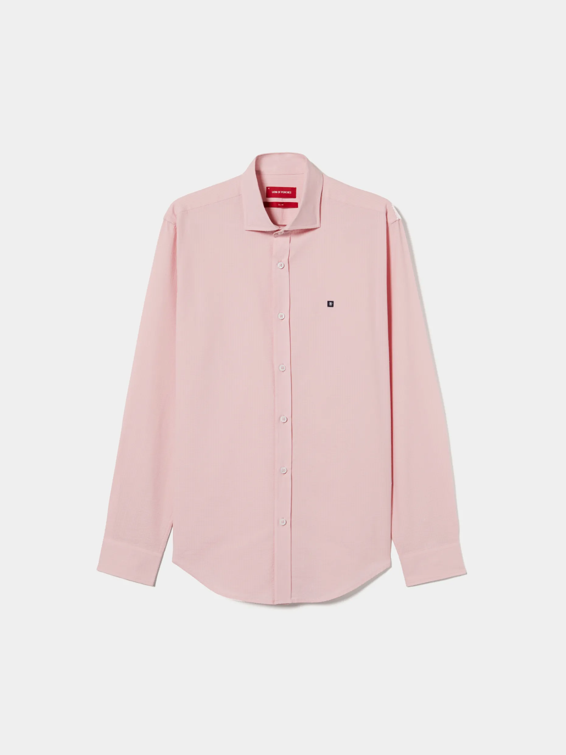 Camisa slim fit seersucker