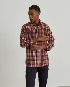 Camisa slim fit xadrez