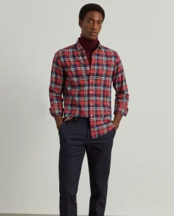 Camisa xadrez slim fit