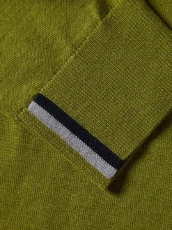 Camisola 100% lã merino com gola alta