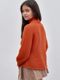 Camisola assimétrica de gola alta