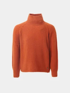 Camisola assimétrica de gola alta