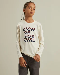 Camisola com estampado Lion of Porches