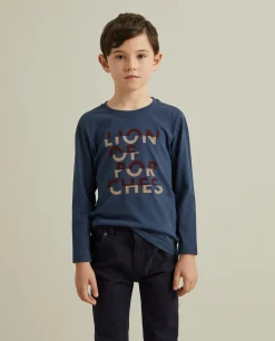 Camisola com estampado Lion of Porches