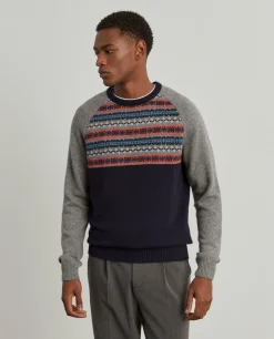 Camisola com jacquard