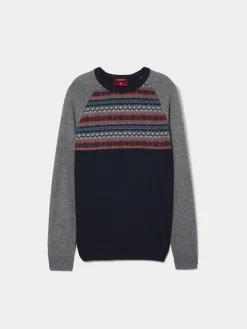 Camisola com jacquard