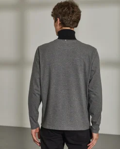 Camisola de algodão de manga comprida