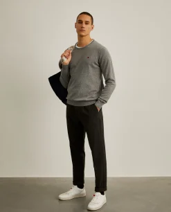 Camisola de algodão e caxemira