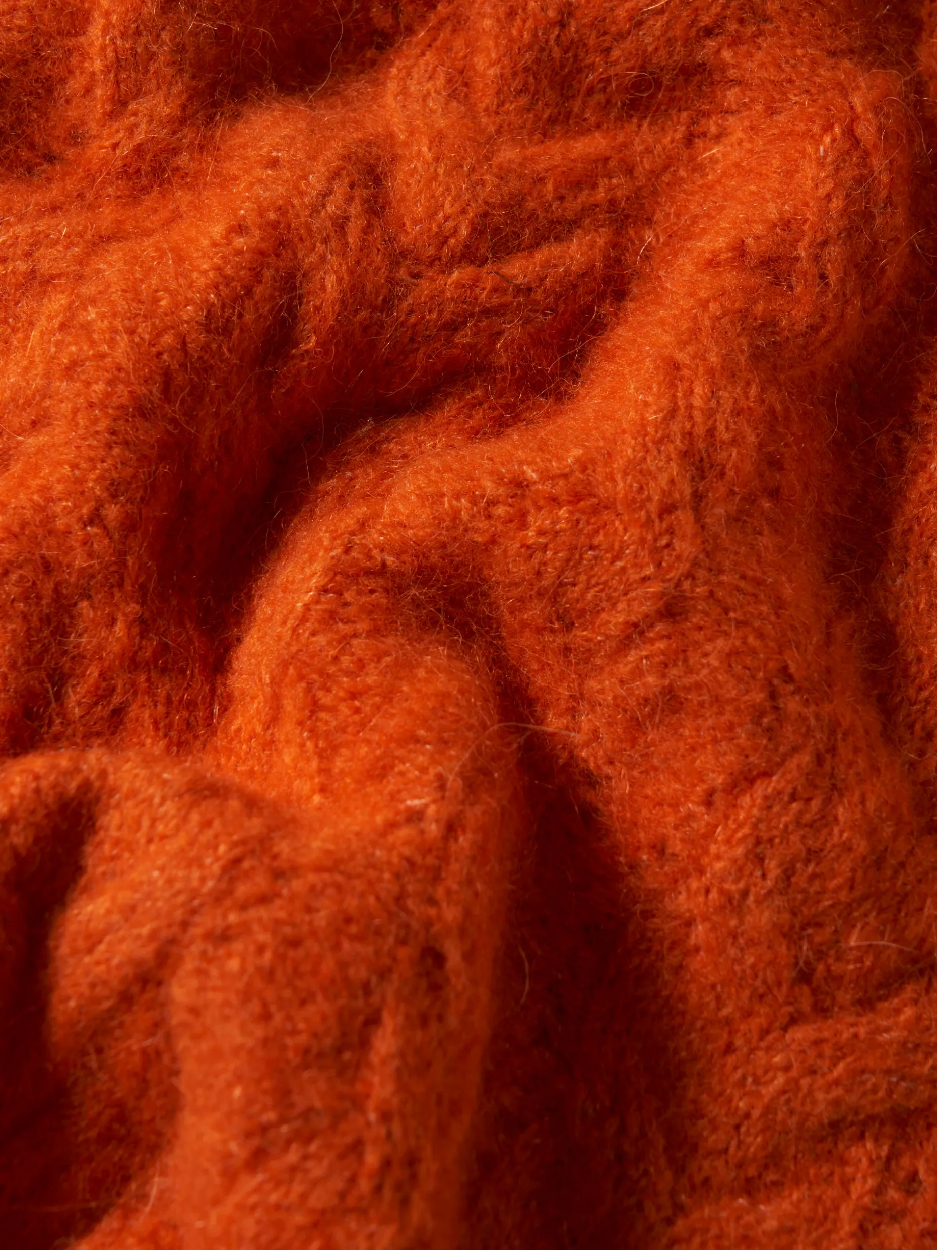 Camisola de gola alta com lã de alpaca