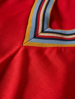 Camisola de malha em liocel e algodão com riscas