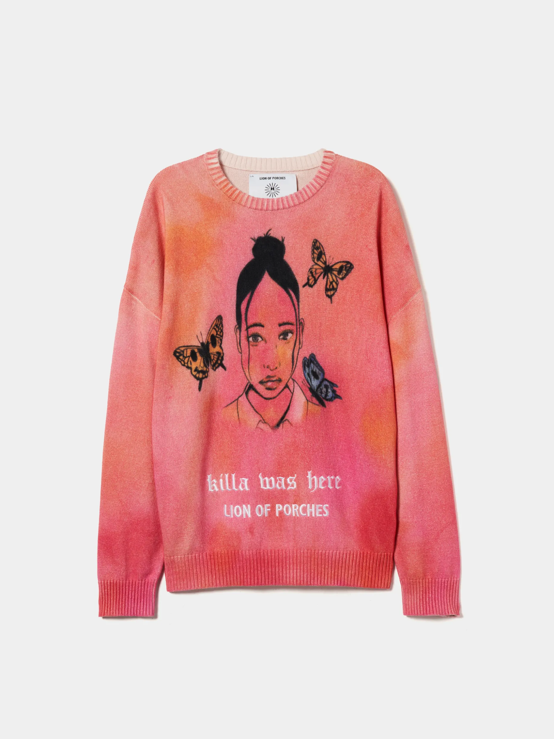 Camisola de malha tie dye Lion x Killa