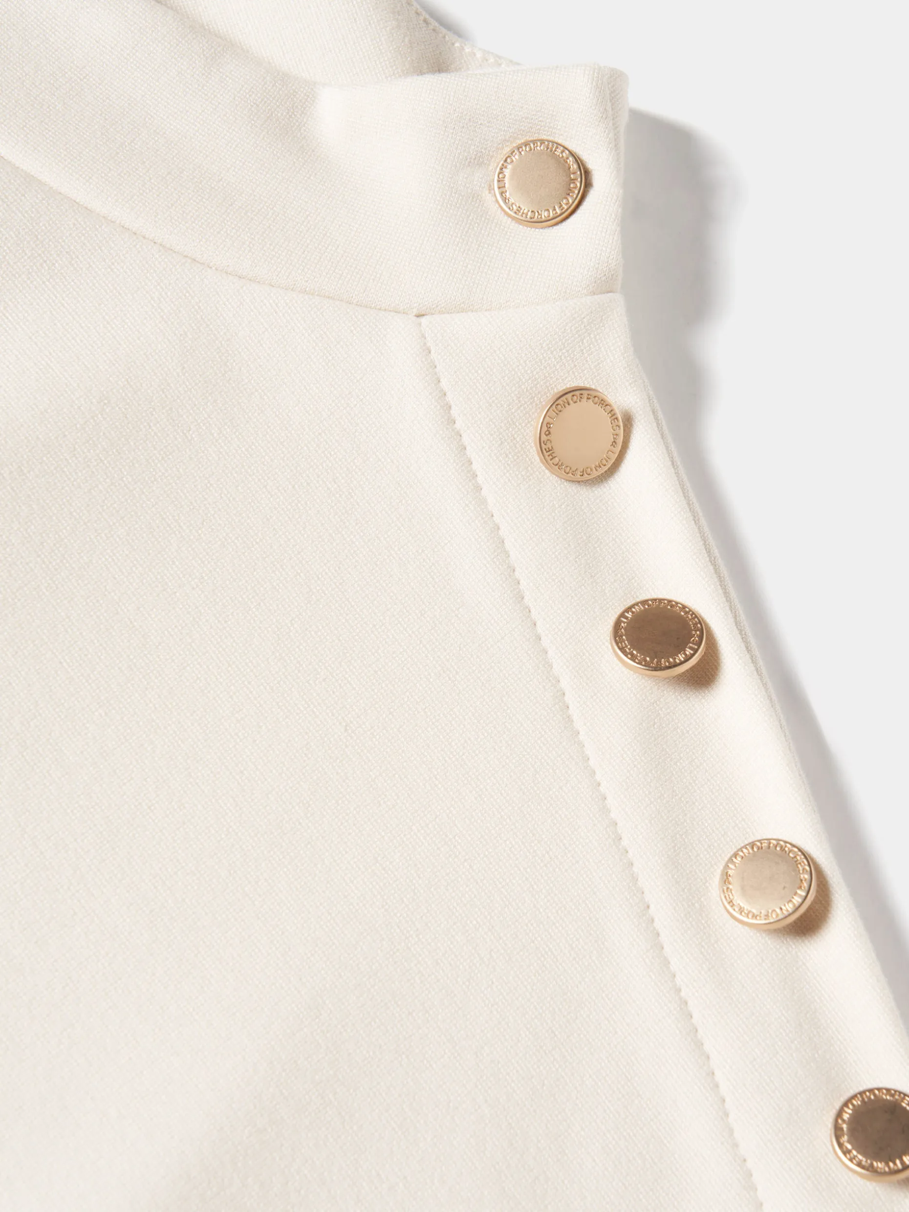 Camisola de meia gola com riscas