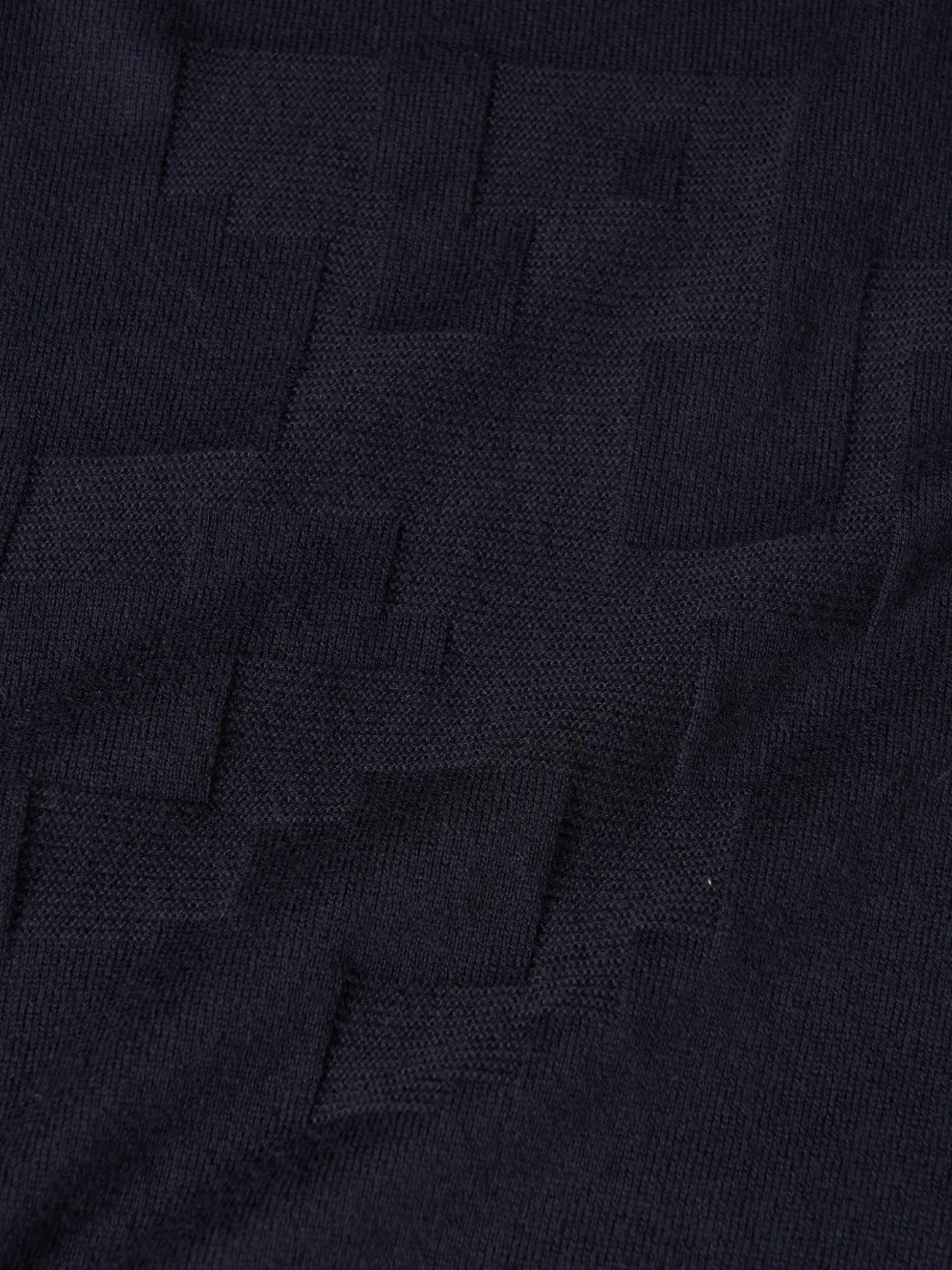 Camisola decote redondo em algodão e caxemira