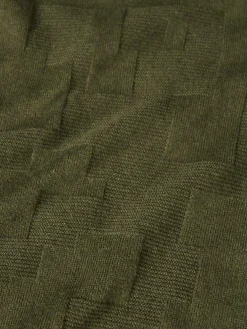 Camisola decote redondo em algodão e caxemira